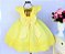 Vestido Amarelo Peito Renda - Imagem 2